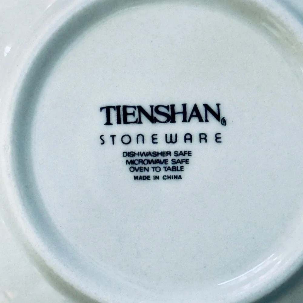 Vintage Tienshan Teddy Bear Bowl Blue Hearts Children's Cereal Soup Bowl